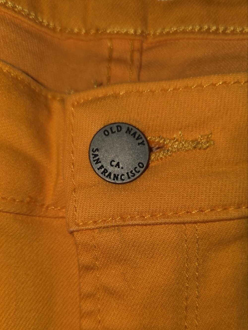 Old Navy Women's Bright Orange Skinny Jeans - Picture 5 of 7